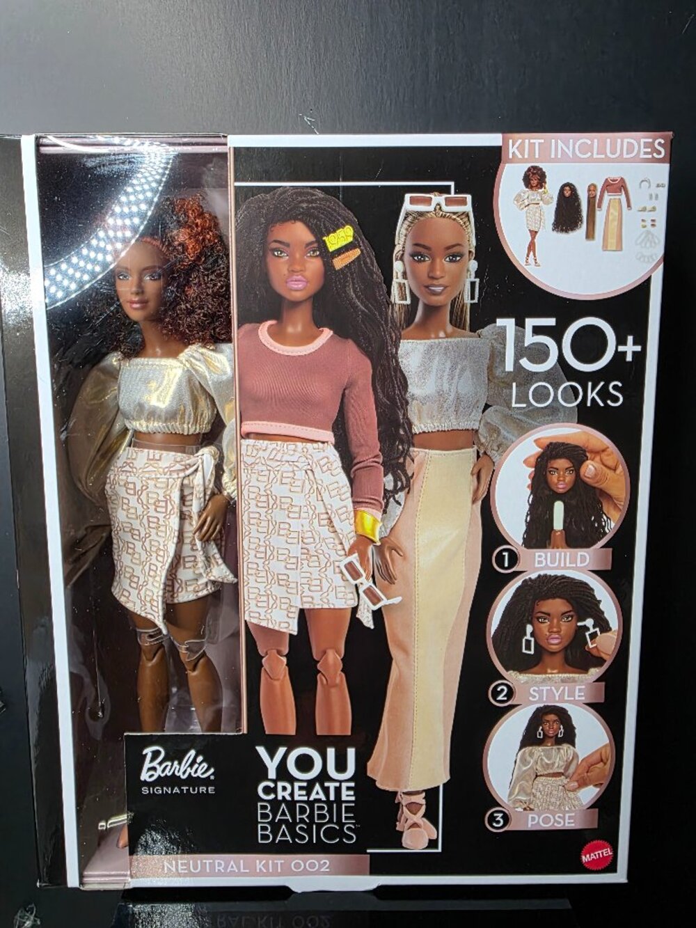 Barbie Signature You Create Barbie Basics Neutral Kit 002 Doll Mattel 150+ Looks